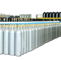 2024 nouveau haut de gamme en gros 10l 150bar 250bar Mini réservoir d'oxygène portable hélium bouteille de gaz pour ballons Collection de gaz