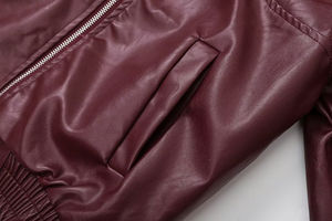 Mujeres 2025 otoño nueva moda chaqueta de cuero de manga larga abrigo Casual mujer prendas de vestir exteriores sobrecamisa - Product Image 4