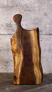 เขียงไม้อะคาเซียแบบ2024พรีเมี่ยมสำหรับวางบนเคาน์เตอร์ขนมปังเนื้อเขียงไม้ทนทานพร้อมที่จับ - Product Image 5