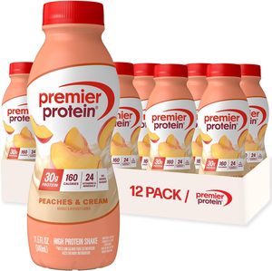 Batido de Proteína Premier, Sabor Melocotón y Crema, 30 g de Proteína, 24 Vitaminas y Minerales para Apoyar la Salud Inmunológica, 11.5 fl oz, Paquete de 12 - Product Image 4
