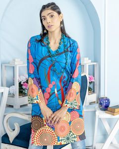 Kurtis formel non cousu/cousu 2025 Kurtis pour femmes vente en gros OEM vêtements de mode pour femmes Kurtis avec de beaux motifs - Product Image 1