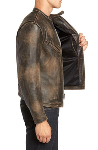 Chaqueta de Cuero Casual Pakistaní al por Mayor para Hombre, Talla Grande, Transpirable, Resistente al Viento, Nuevo Diseño OEM para Motocicleta, Venta Directa del Fabricante - Product Image 5