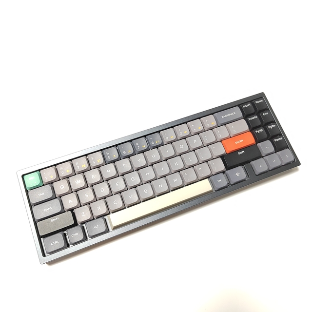 Custom Keyboard Game Mechanical Keyboard Plug and Play Multimedia RGB 70 Key Yellow Switch Ergonomic for Desktop Notebook Tablet