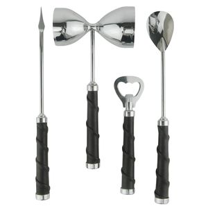 Elegante Juego de Herramientas de Barra de Metal, Ideal para Mezclar, Agitar y Remover Bebidas con Precisión y Comodidad - Product Image 6