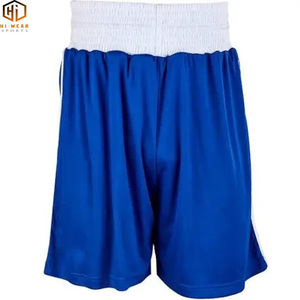 Pantalones Cortos de Boxeo Personalizados Unisex para Adultos, Cintura Blanca/Negra, Estampado Digital, Corte Regular, Secado Rápido, Elásticos, Duraderos, 100% Poliéster - Product Image 2