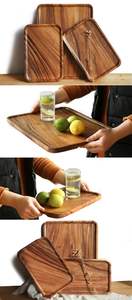 OPTIMIZING ARE WOODEN ROUND DECORATIVE TRAY Wooden Round Serving Tray Large Round Wooden tray - Product Image 2