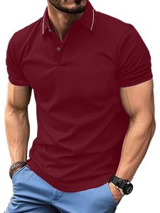 T-shirt polo d'été 100% coton premium pour homme haute qualité ODM motif imprimé solide à manches courtes grande taille - Product Image 5