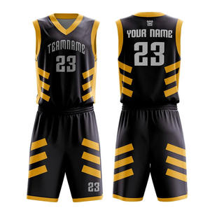 Uniformes de basket-ball unisexes personnalisés avec logo respirant, de haute qualité, imprimés, vêtements de fans tendance pour les équipes, toutes tailles, livraison rapide - Commande - Product Image 1