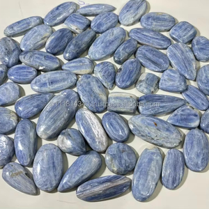 Cristaux de cyanite bleus naturels polis à la main sculptés à la main Vente en gros pour la décoration de pierres précieuses d'énergie de guérison Chakra Pierres précieuses en vrac - Product Image 1