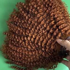 Producto al por mayor de pelo natural extensiones de pelo humano rizadas dobles de la Virgen - Product Image 4
