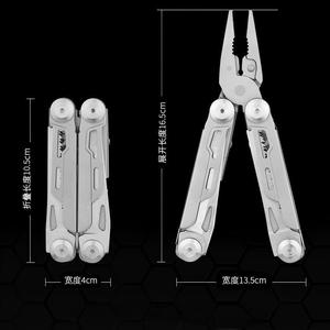 Ngoài Trời Đa-Chức Năng Kìm 13 Trong 1 Thép Không Gỉ Cắm Trại Đi Bộ Đường Dài Câu Cá Multitool Gấp Xách Tay Plier - Product Image 5