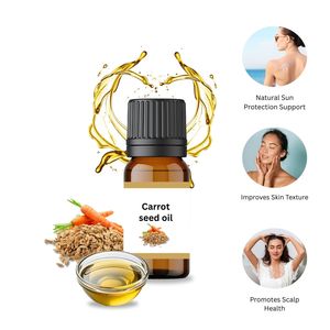Aceite portador de semillas de zanahoria puro y natural 100% | Prensado en frío | Precios a granel | Exportación al por mayor de La India - Product Image 2