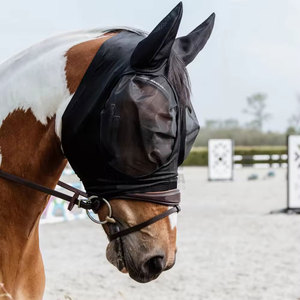 ผ้าคลุมหน้าม้าคุณภาพสูง ปี 2026 ป้องกันแมลงวัน ระบายอากาศได้ดี รับทำโลโก้ส่วนตัว สำหรับผ้าคลุมหน้าม้า โดย Alexandria Industries - Product Image 5