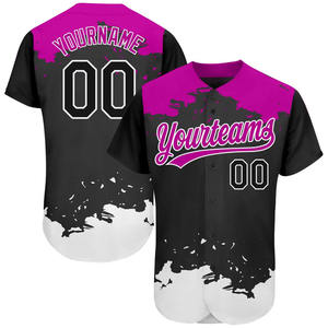 Camiseta de béisbol de poliéster transpirable personalizable unisex, venta al por mayor, impresión personalizada, diseño 3D, ropa deportiva de talla grande, sublimación - Product Image 3