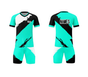Ensemble personnalisé de vêtements de football pour hommes à séchage rapide respirant 100% polyester kit de vêtements de sport à sublimation uniforme de football - Product Image 4