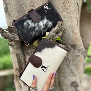 Nuevo monedero de piel de vaca Real a la moda, cartera hecha a mano de cuero plegable delgado con estilo Vintage y lindo, bolso de mano de piel Real para mujer - Product Image 1