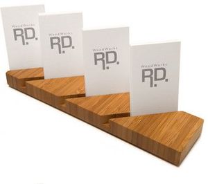 Premium Acacia Wood Handmade <b>Place</b> <b>Card</b> Holder & Wooden Acrylic Sign/Photo Stand - Product Image 3