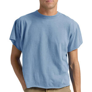 Camisetas de Algodón de Corte Cuadrado y Manga Corta Unisex, Apliques Personalizados, Parches Bordados, Diseños de Logotipos Personalizados, Camisetas Holgadas para Hombre - Product Image 2