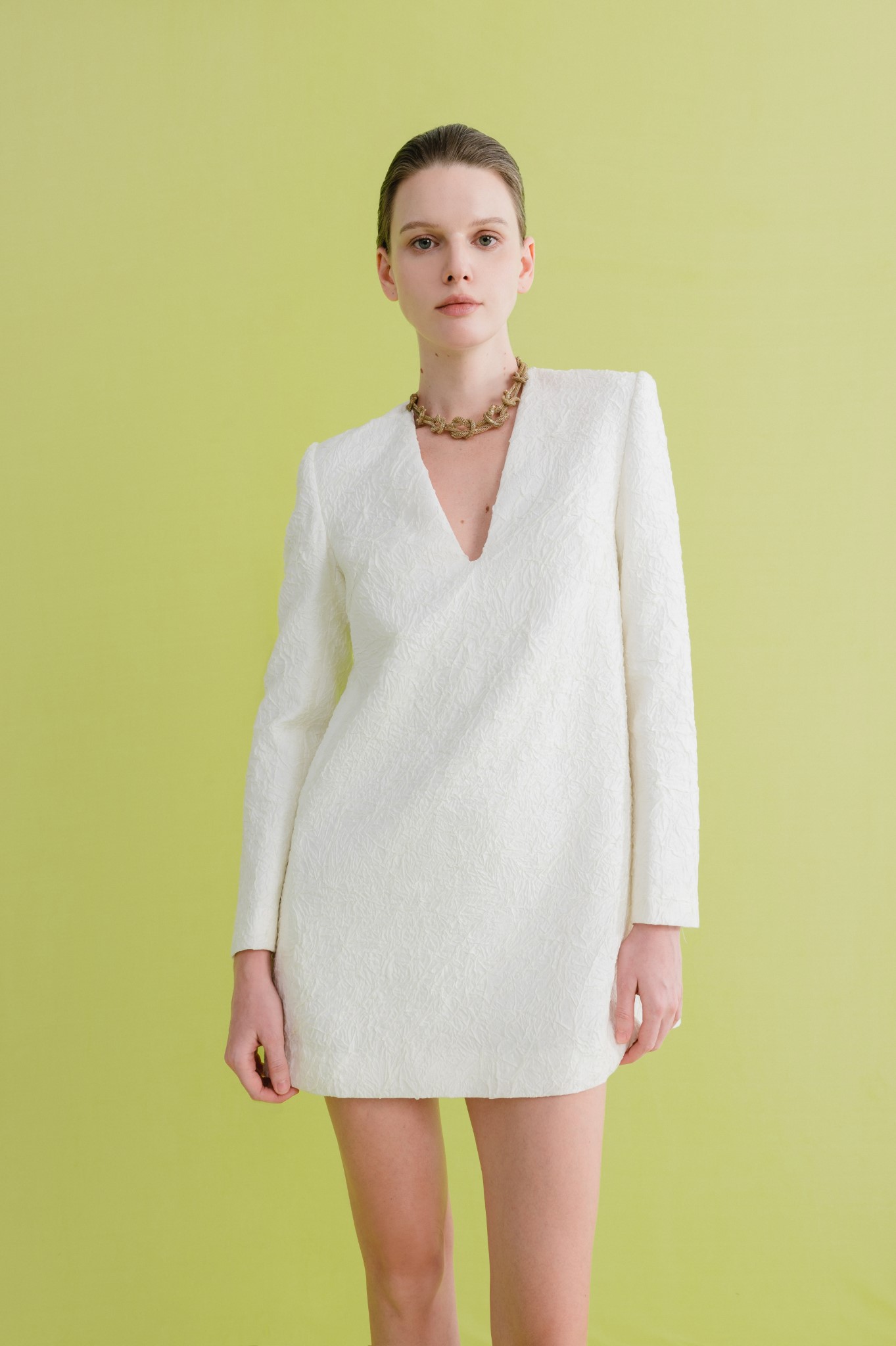 mini long sleeve cocktail dress Simkhai Tulia Long Sleeve Mini Dress in Black
