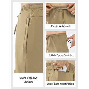 Pantalones de Invierno para Hombre, Pantalones de Punto con Bolsillos, Pantalones de Alta Calidad con Cintura Elástica, Gruesos, de Algodón Pesado, Holgados, Estilo Deportivo - Product Image 6