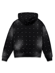 เสื้อกันหนาวมีฮู้ดสำหรับผู้ชายแบบวินเทจผ้าคอตตอนโอเวอร์ไซส์พิมพ์ลายหน้าจอพลอยเทียมออกแบบโลโก้ได้ตามต้องการ - Product Image 2