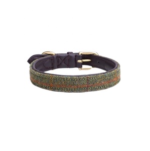 Saman Exports Premium Quality Handmade Leather <b>Dog</b> <b>Collar</b> Top Indian Supplier Manufacturer All Sizes Available - Product Image 1