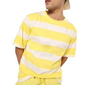 100% tela de algodón camiseta de hombro caído de gran tamaño Camiseta de manga corta de verano hecha en fábrica - Product Image 3