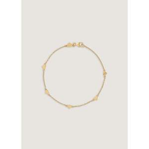 14K Gold Sweetheart Chain Bracelet with Diamond Pearl or Zircon Religious <b>Charm</b> Bracelets <b>Bangles</b> Gold Plated Number Shape - Product Image 1
