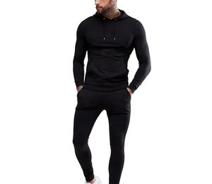 Chándal personalizado de poliéster y algodón para hombre, ropa deportiva de talla grande para exteriores, conjunto de 2 piezas, ropa de entrenamiento 2025, ropa para hombre, chándal - Product Image 5