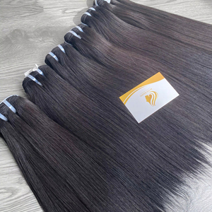 High Quality 1-3 Year Old Russian Virgin Human Hair Machine Double Weft Unprocessed Regular Wave Dyed <b>Bleached</b> Competitive - Product Image 1