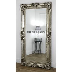 Cadre en métal plaqué or de concepteur antique élégant de regard magnifique pour l'approvisionnement d'utilisation de salle de bains de maison et d'hôtel de miroir de plancher de l'Inde - Product Image 6