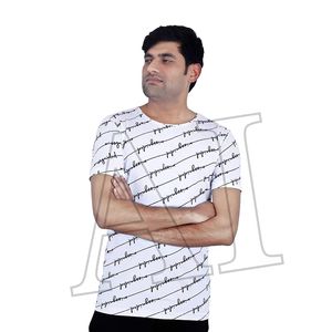 Camisetas personalizadas de marca para hombre, el más nuevo diseño de impresión de Camisa de algodón 100% - Product Image 1