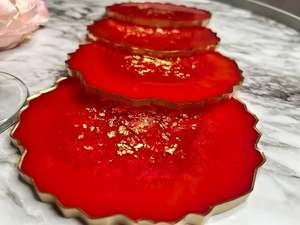 Posavasos de Resina Minimalista, Hecho a Mano, Ecológico, Estilo Bohemio, Alta Calidad para Cafeterías, Mostradores, Mesas de Restaurante, Precio al por Mayor - Product Image 3