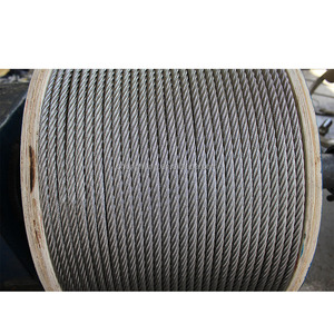 SS304 Ss316 Inox 케이블 3mm 6mm 8mm 12mm 18mm 스틸 로프 DIN/RR-W-401 스틸 케이블 로프 6x12 + 7FC 스테인레스 스틸 와이어 로프 - Product Image 3