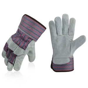 Équipement de protection personnelle haute Performance gants en cuir de vache sécurité travail soudage mécanicien gréeur gants - Product Image 4