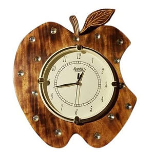 Reloj de decoración de pared para el hogar con diseño de animales de madera Simple Natural para salas de bodas, salones, restaurantes - Product Image 5