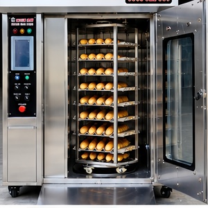 Stainless Steel Baking Oven Side Swing Door Industrial Use High Safety Level Yellow Handle - Product Image 1