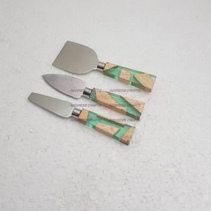 Classic Style 18/8 Stainless Steel Cheese <b>Knife</b> Set Resin and Wood Handle Manufacturer and Exporter Wedding Party Cheese <b>Knife</b> - Product Image 2