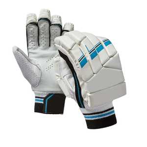 ถุงมือคริกเก็ตตีแบบปรับแต่งสีขาวและดำ - Product Image 1