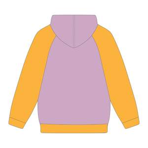 Sweat à capuche à manches raglan en lavande, éducation HBCU, broderie en chenille, sororité grecque Divine Nine, vêtements personnalisés, logo personnalisé, sweat à capuche tendance - Product Image 3