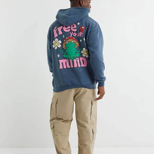 Prix de gros d'usine 2025 Sweat-shirts d'hiver pour hommes Logo personnalisé Tissu polaire écologique Couleur et design personnalisables - Product Image 3