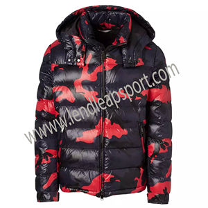 แจ็กเก็ตขนเป็ดกันหนาวสำหรับผู้ชายเสื้อแจ็คเก็ตขนเป็ดให้ความอบอุ่นกันลมพิมพ์ลายได้ตามต้องการ - Product Image 3