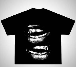 Camiseta Urbana de Estilo Gótico para Hombre, con Estampado de Llamas de Demonio, Estilo Punk Rock, Banda de Metal, Corte Regular, 100% Algodón de Punto - Product Image 6