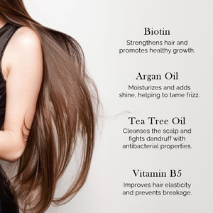 OEM 500ml Champú nutritivo para el cabello Hidratante y refrescante para adultos Fortalece el cabello dañado y reduce las puntas abiertas - Product Image 3