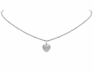 Meilleure qualité S925 argent VVS Moissanite diamant coeur pendentif personnalisé pour hommes tenue de fête décontractée - Product Image 3
