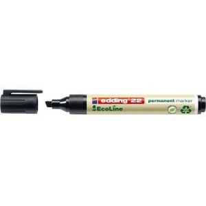 Marcador Permanente EcoLine Edding 22 Negro de 1-5 mm - Product Image 1