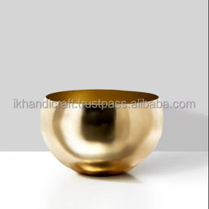 แจกันสแตนเลสสตีลหรูหราทันสมัยสไตล์ดอกไม้ลูกบอลโลหะสีทองงานฝีมือที่กำลังมาแรงสำหรับงานแต่งงานโรงแรมอลูมิเนียม - Product Image 4