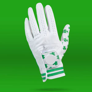 ถุงมือกอล์ฟน้ำหนักเบาสำหรับผู้ชายถุงมือกอล์ฟน้ำหนักเบาปรับได้วัสดุหนังกันยับ - Product Image 5