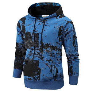 เสื้อฮู้ดดี้ผู้ชายลายไทได กันลม สำหรับฤดูหนาว ผ้าฝ้าย 100% แห้งเร็ว ระบายอากาศได้ดี คุณภาพสูง ผลิตจากโรงงาน - Product Image 3