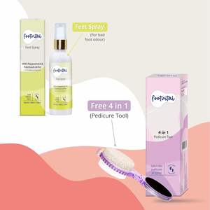 Footvital Foot Indulgence Kit con solapa magnética para salón como pedicura en casa Los 4 Productos para áspero, seco, agrietado, agrietado - Product Image 5